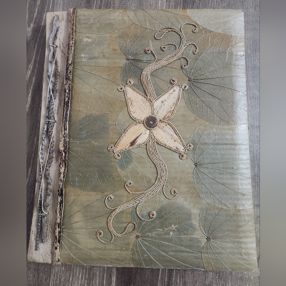 Handcrafted Leaf Design Journal